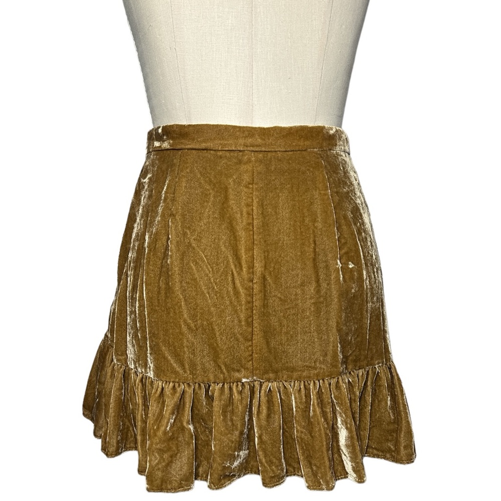 LoveShackFancy Ruffle Embellishment Mini Skirt - Picture 2 of 2